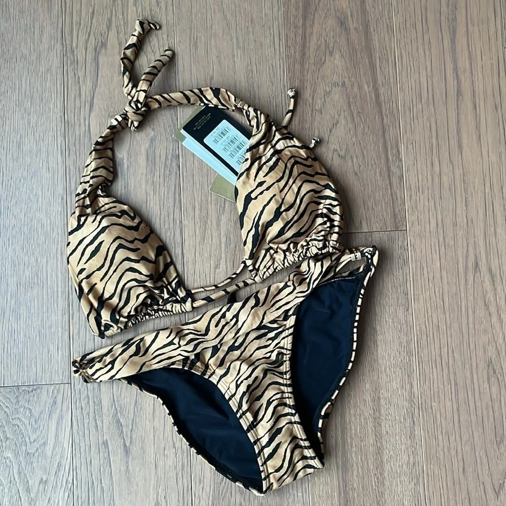 Vix Tiger 2 Piece Bikini Set SMALL NWT